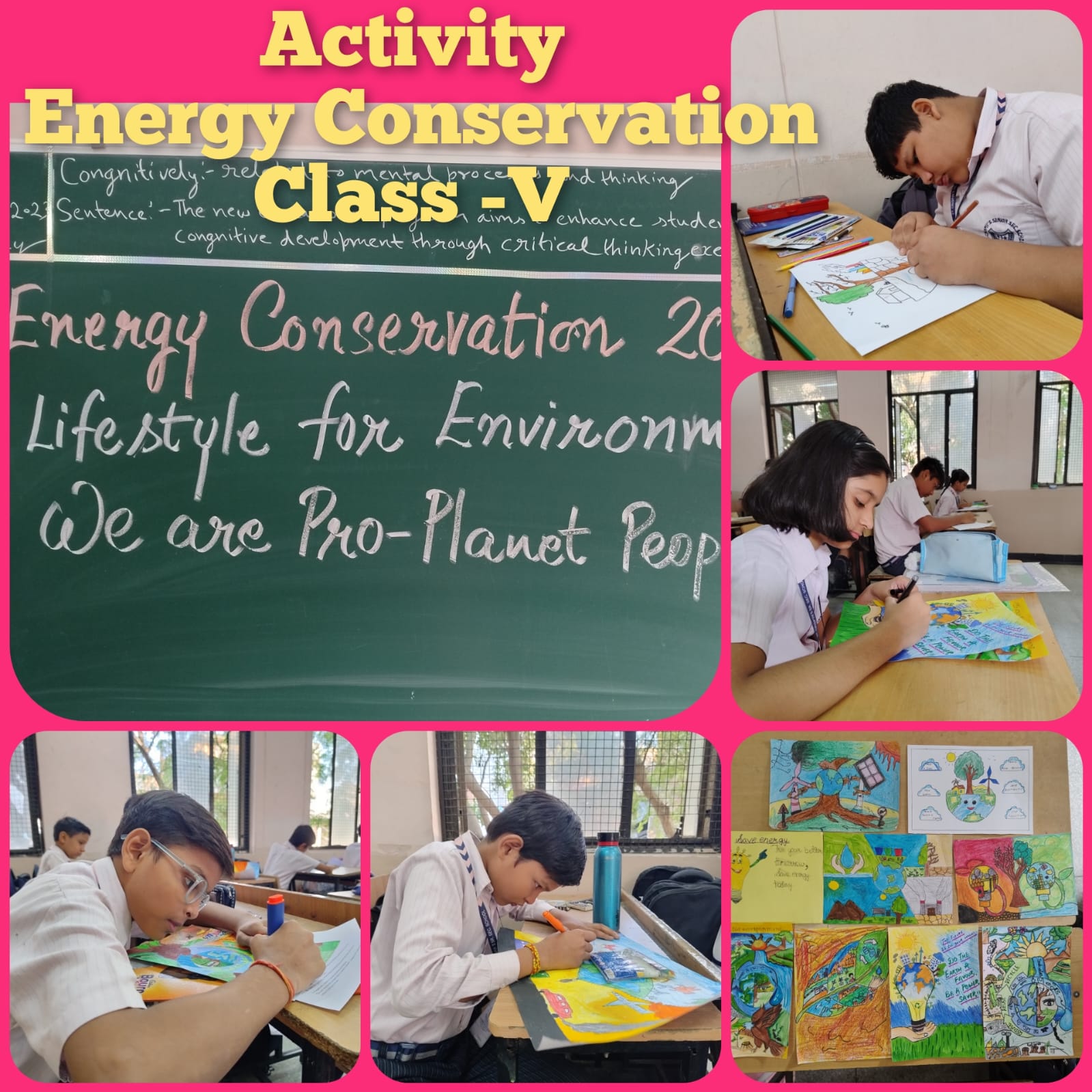 CLASS 5 TO 10- ENERGY CONSERVATION ACTIVITY